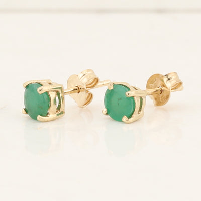 Emerald Stud Earrings
