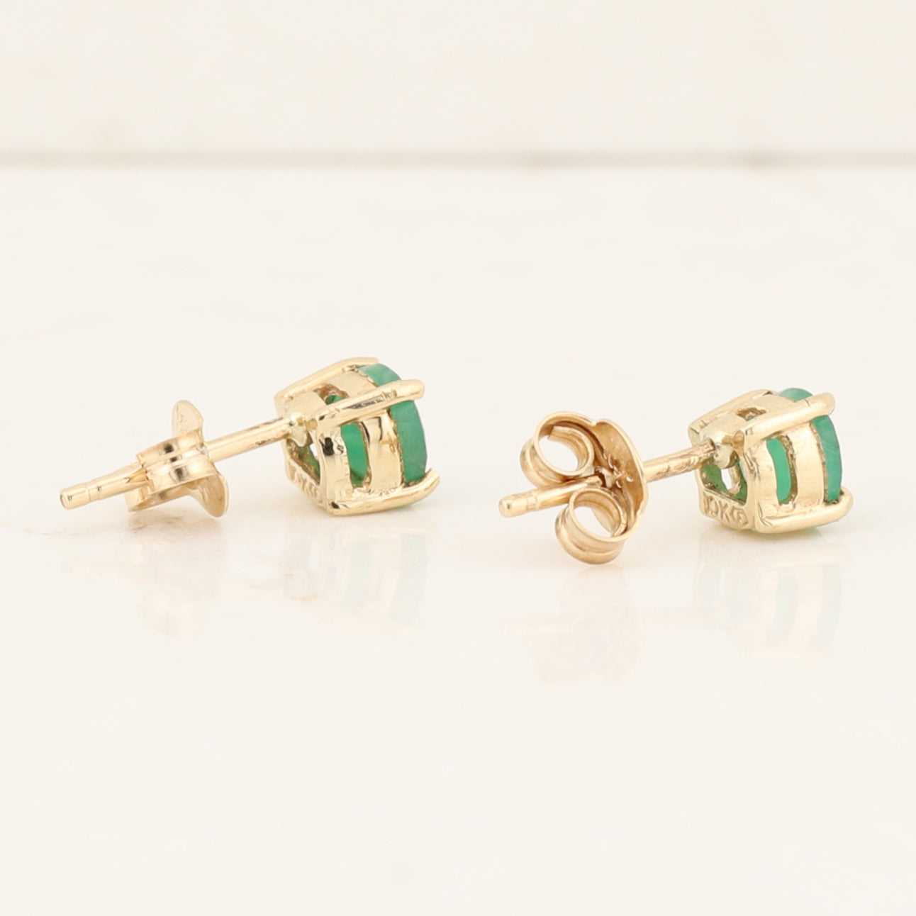 Emerald Stud Earrings