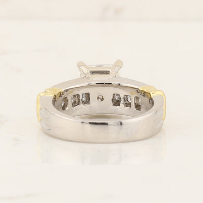 2 Tone Diamond Ring