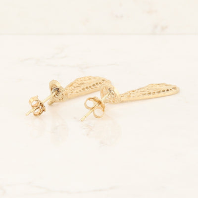 Dangle Filigree Drop Earrings