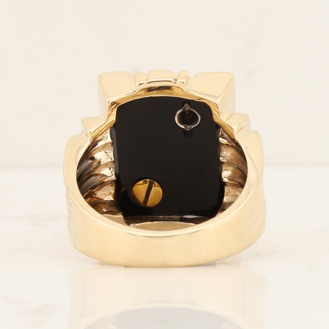 Signet Ring with Black Onyx