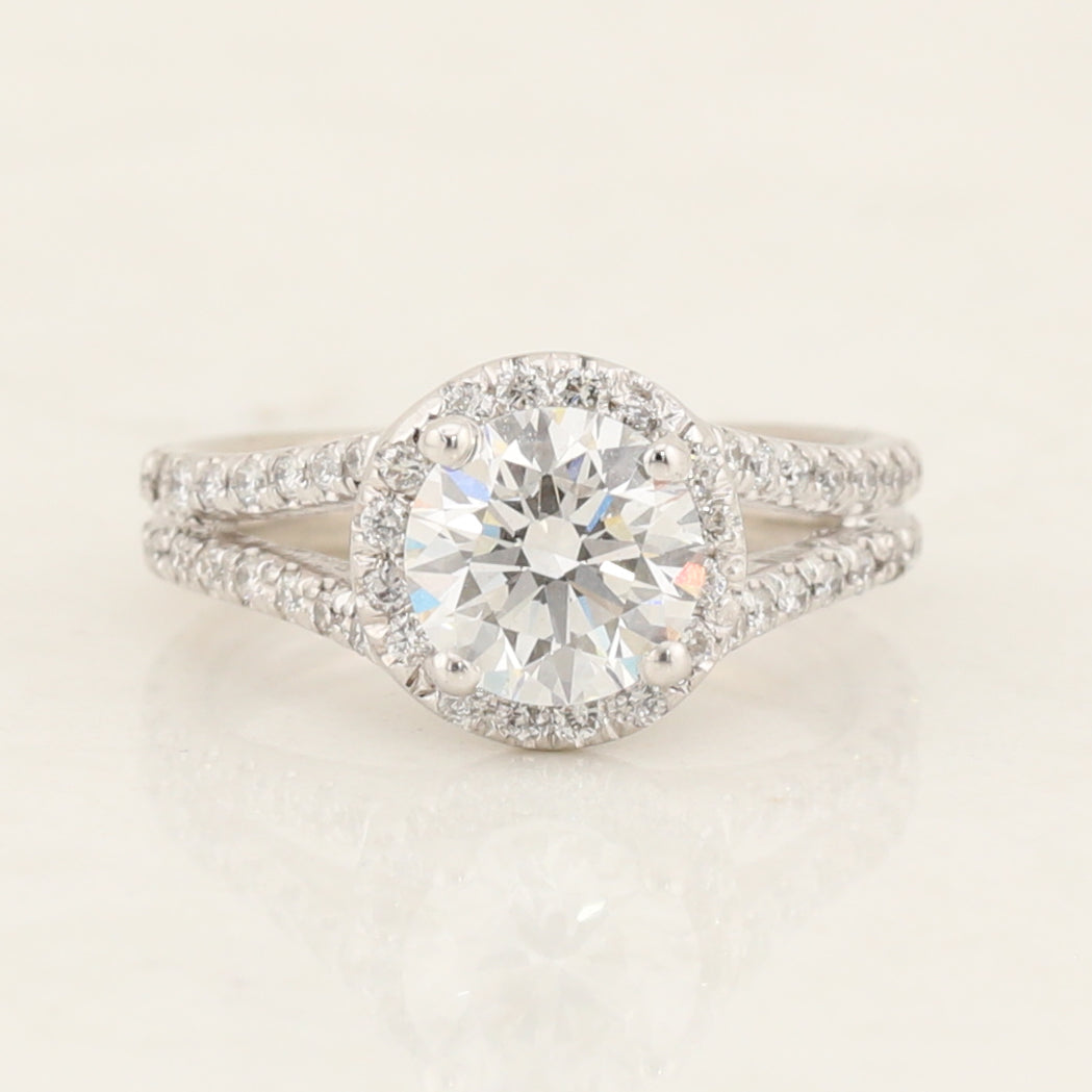 Lab Grown Diamond Halo Ring