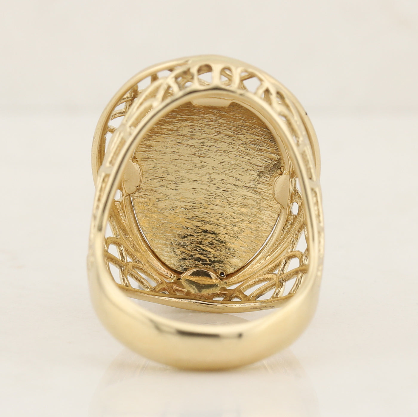 Enamel Floral Design Ring