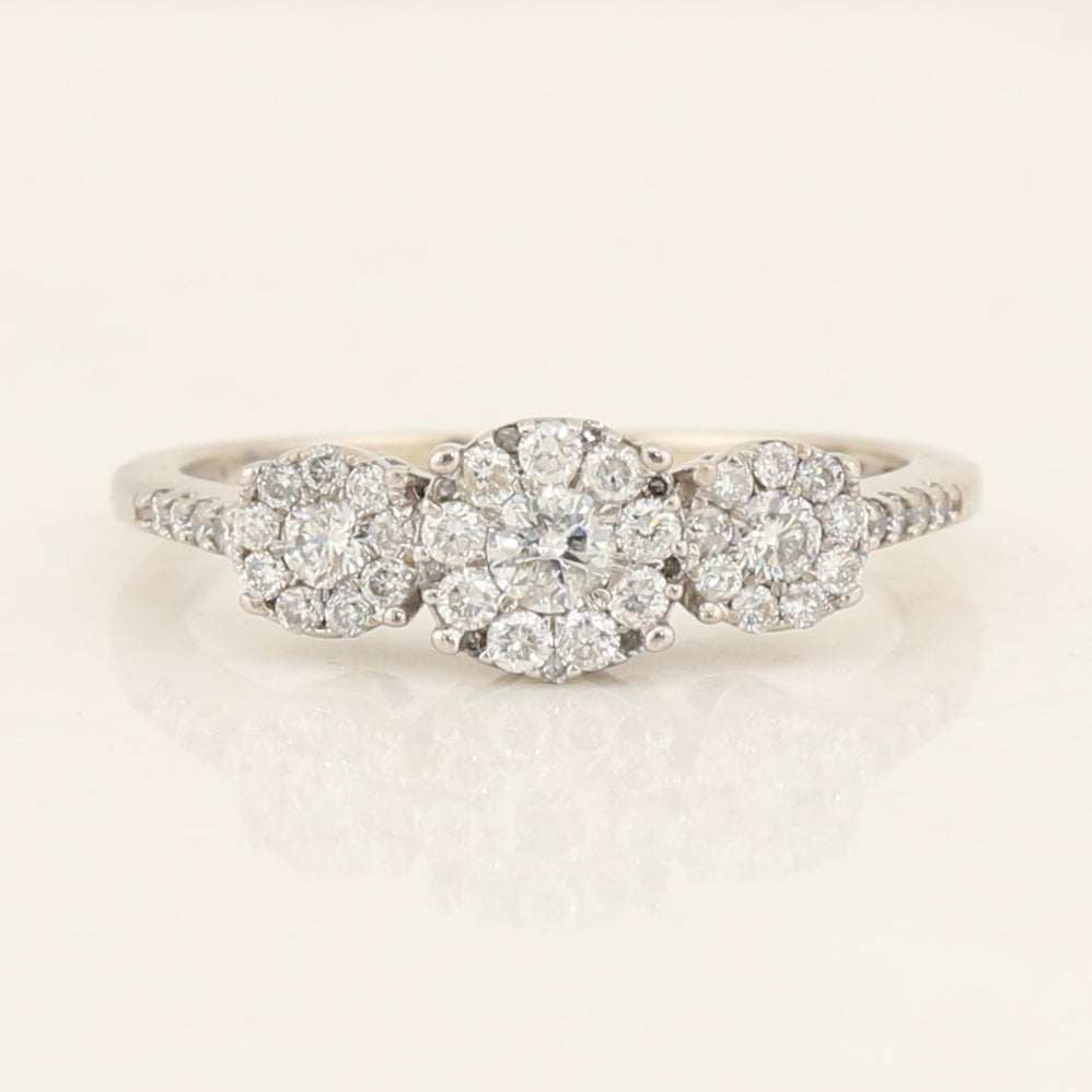 Diamond Cluster Ring