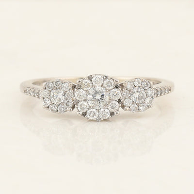 Diamond Cluster Ring
