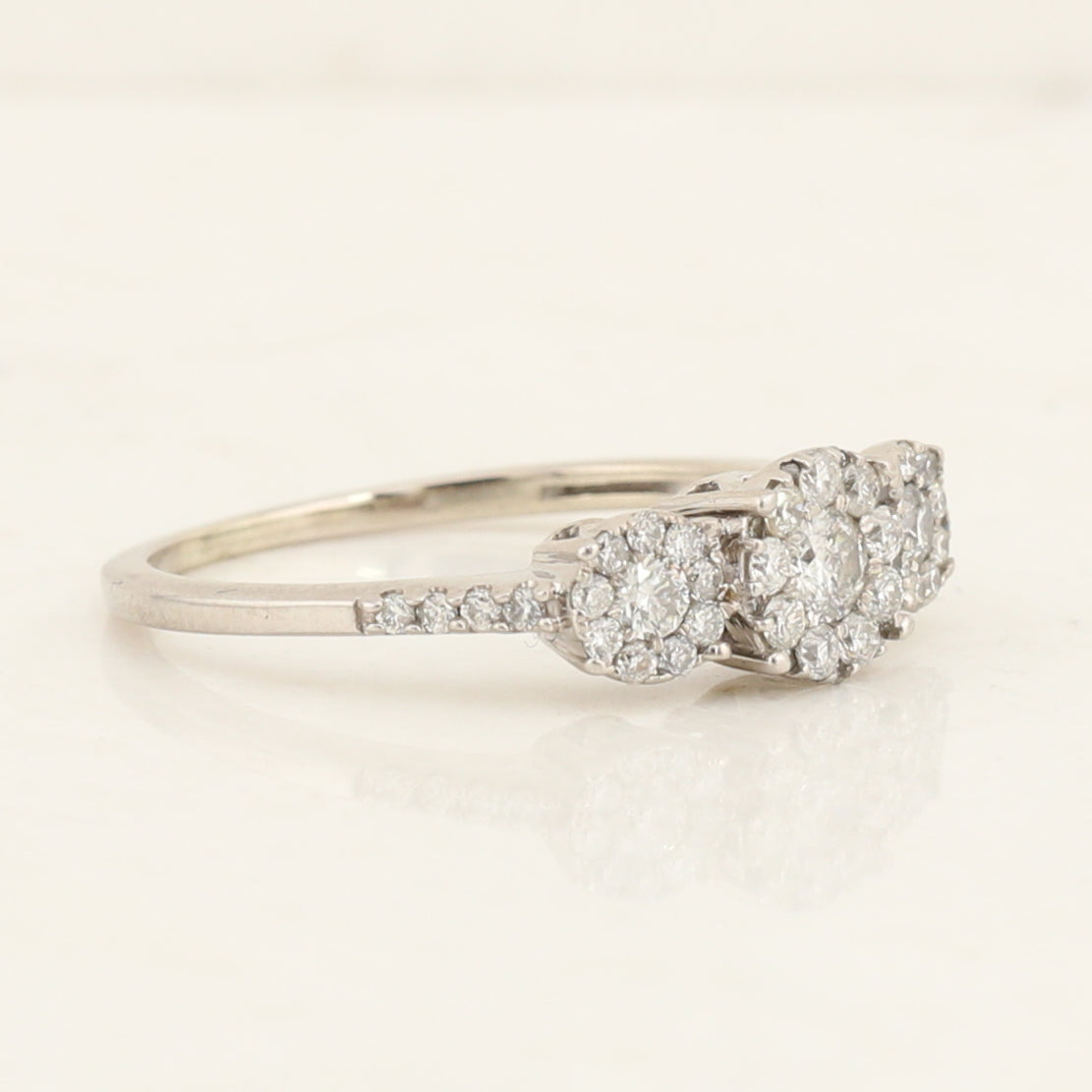 Diamond Cluster Ring
