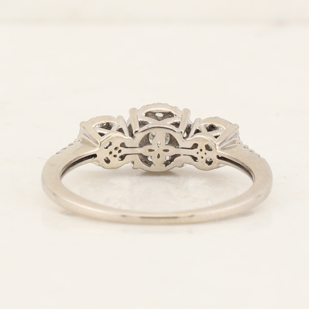 Diamond Cluster Ring