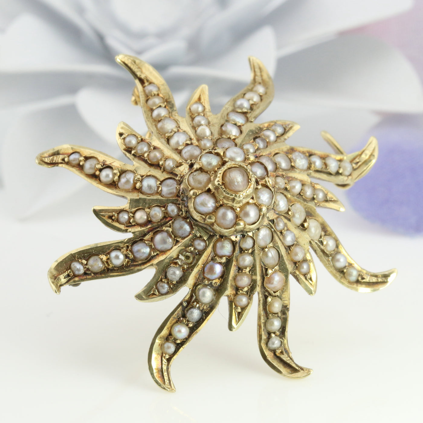 Sunburst Brooch
