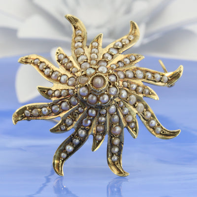 Sunburst Brooch