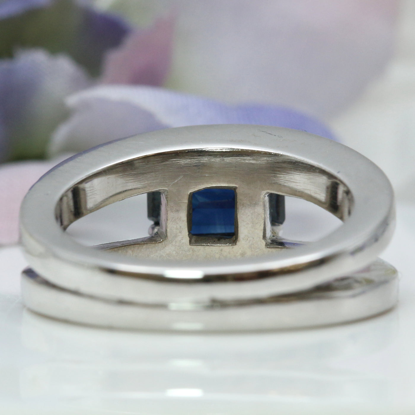 Sapphire & Diamond Ring