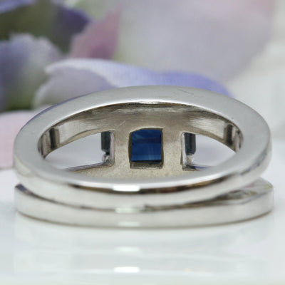 Sapphire & Diamond Ring