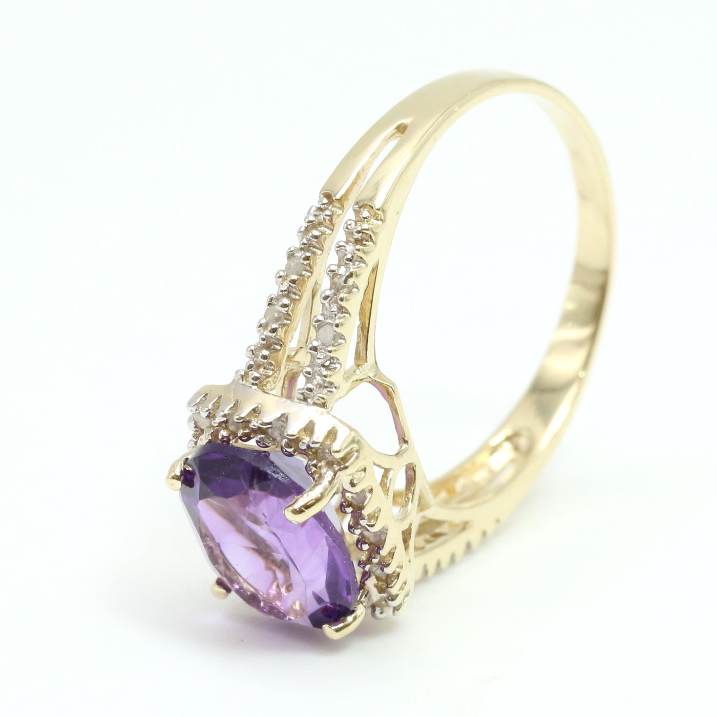 Amethyst Cluster Ring
