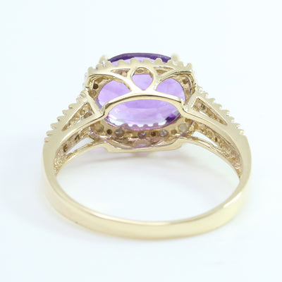 Amethyst Cluster Ring