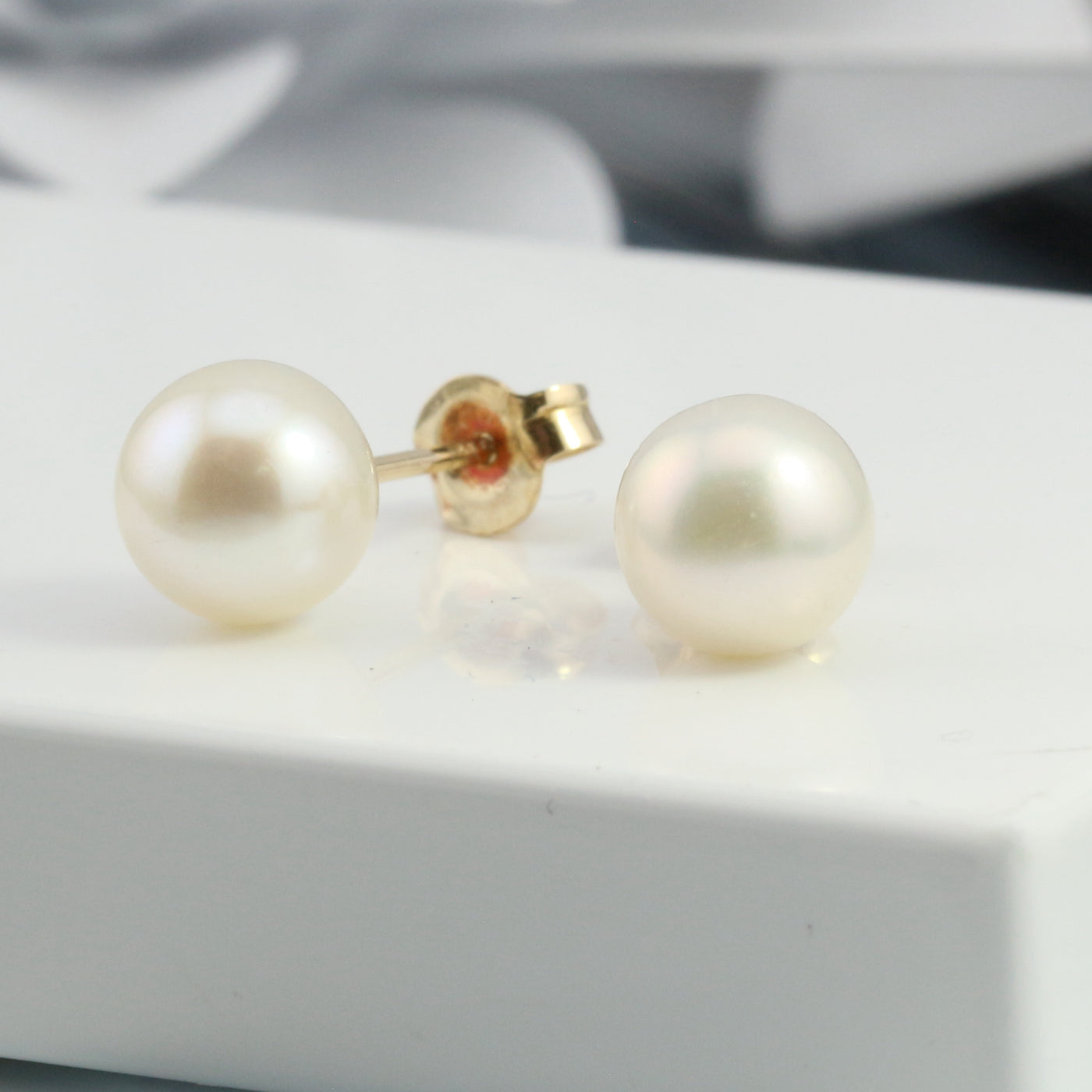Pearl Stud Earrings