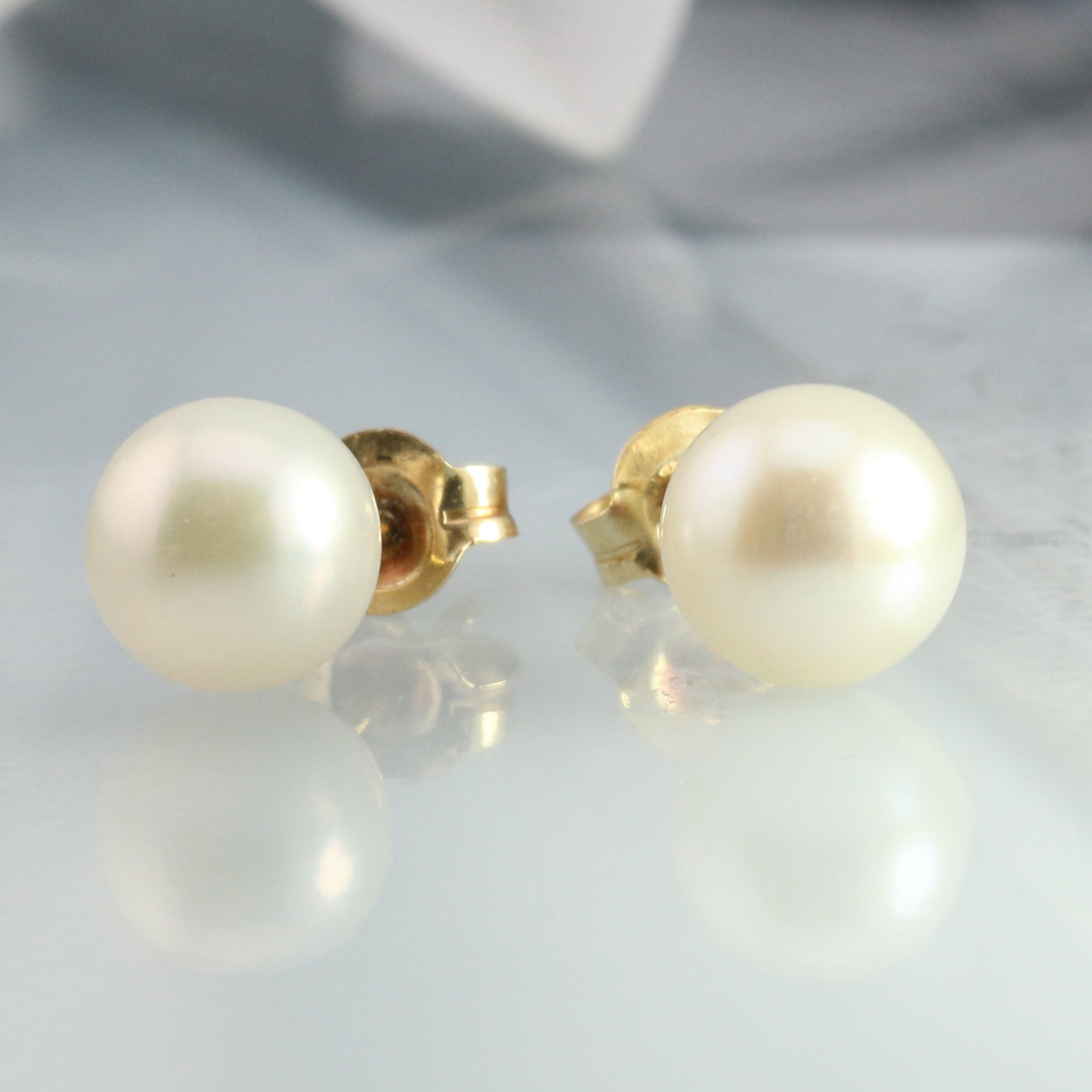Pearl Stud Earrings