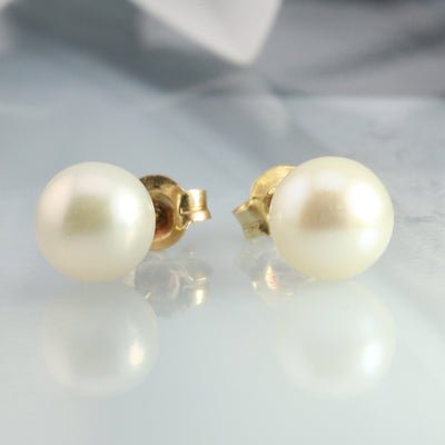 Pearl Stud Earrings