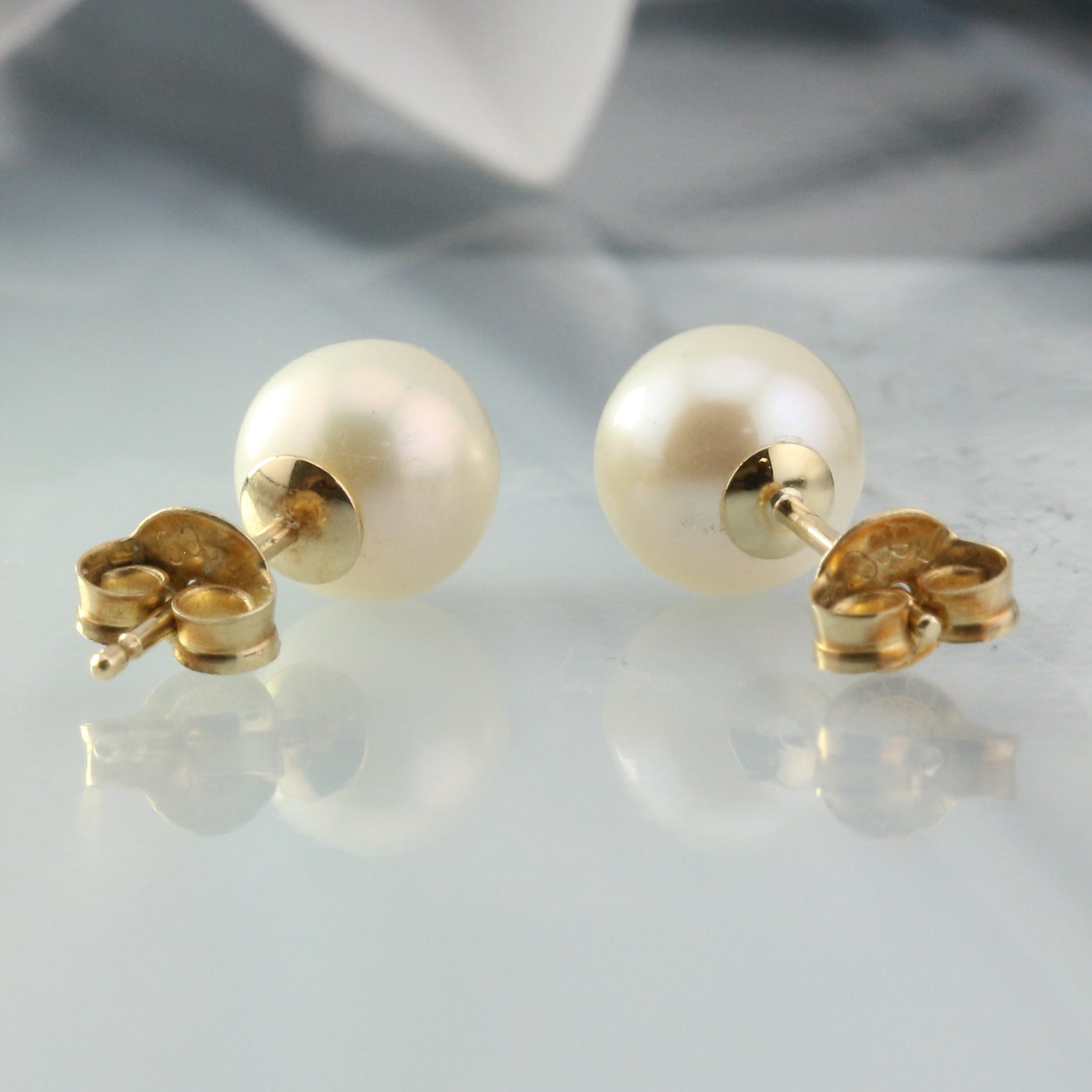 Pearl Stud Earrings