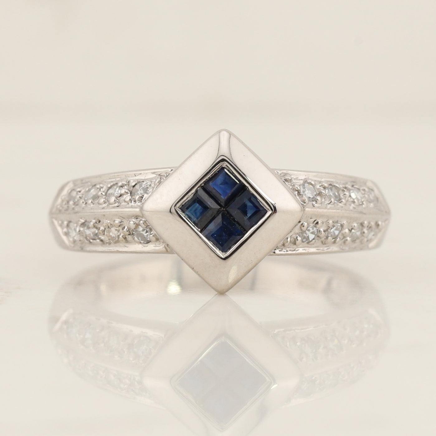 Sapphire & Diamond Ring