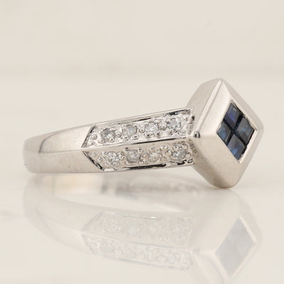 Sapphire & Diamond Ring