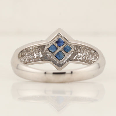 Sapphire & Diamond Ring