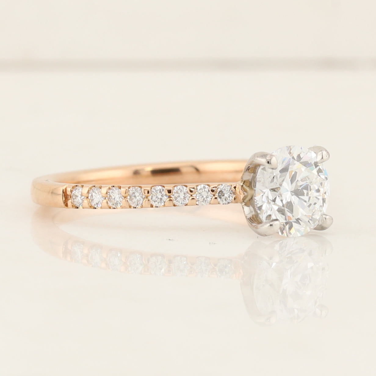 Rose Gold Engagement Ring