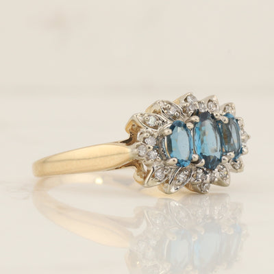 London Blue Topaz Ring