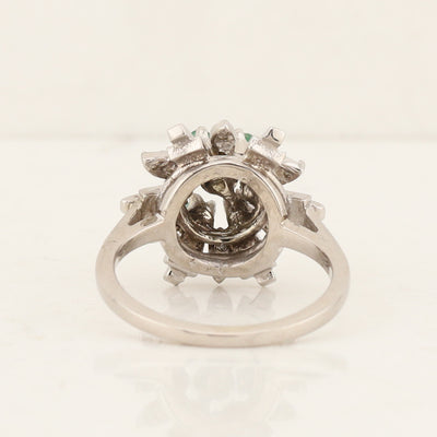Diamond & Emerald Ring
