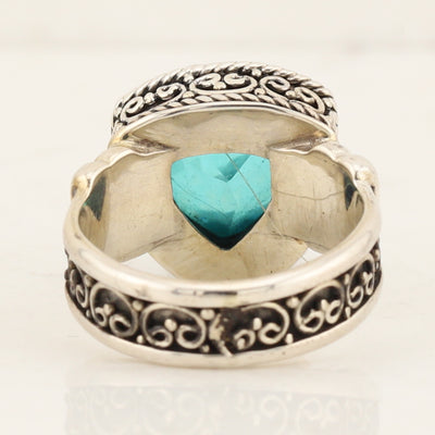 Mystic Blue Topaz Sterling Silver Ring