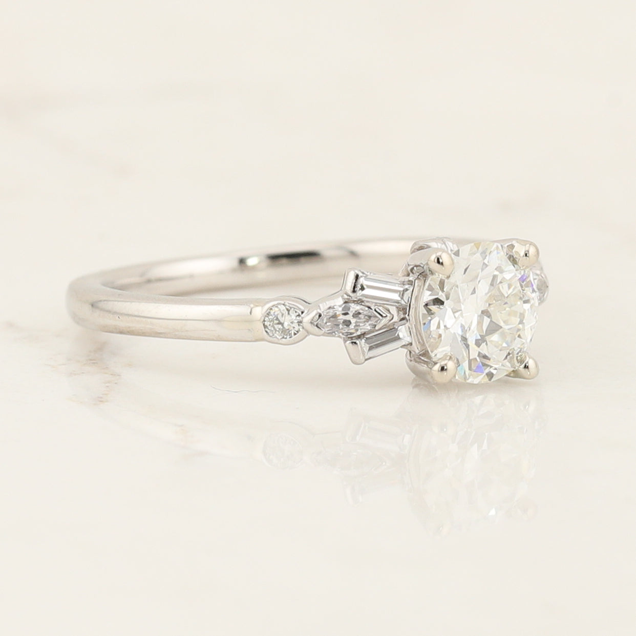 Platinum Diamond Engagement Ring