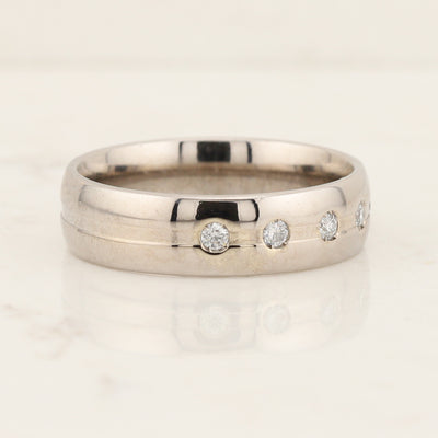 Gypsy Set Diamond Band