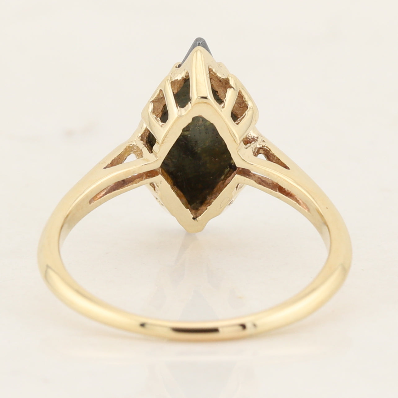 Hematite Diamond Shaped Ring