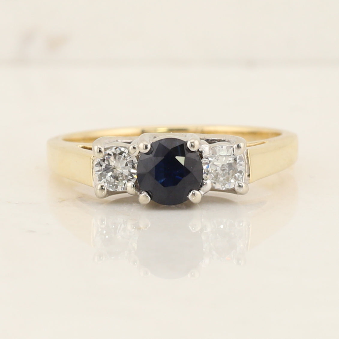 Sapphire & Diamond Ring