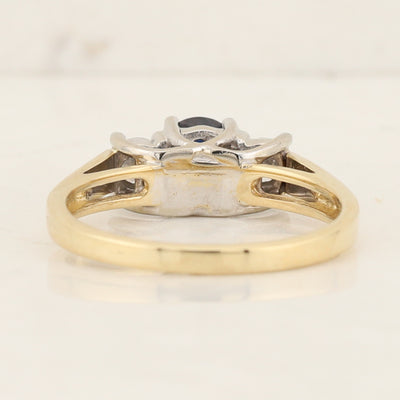 Sapphire & Diamond Ring