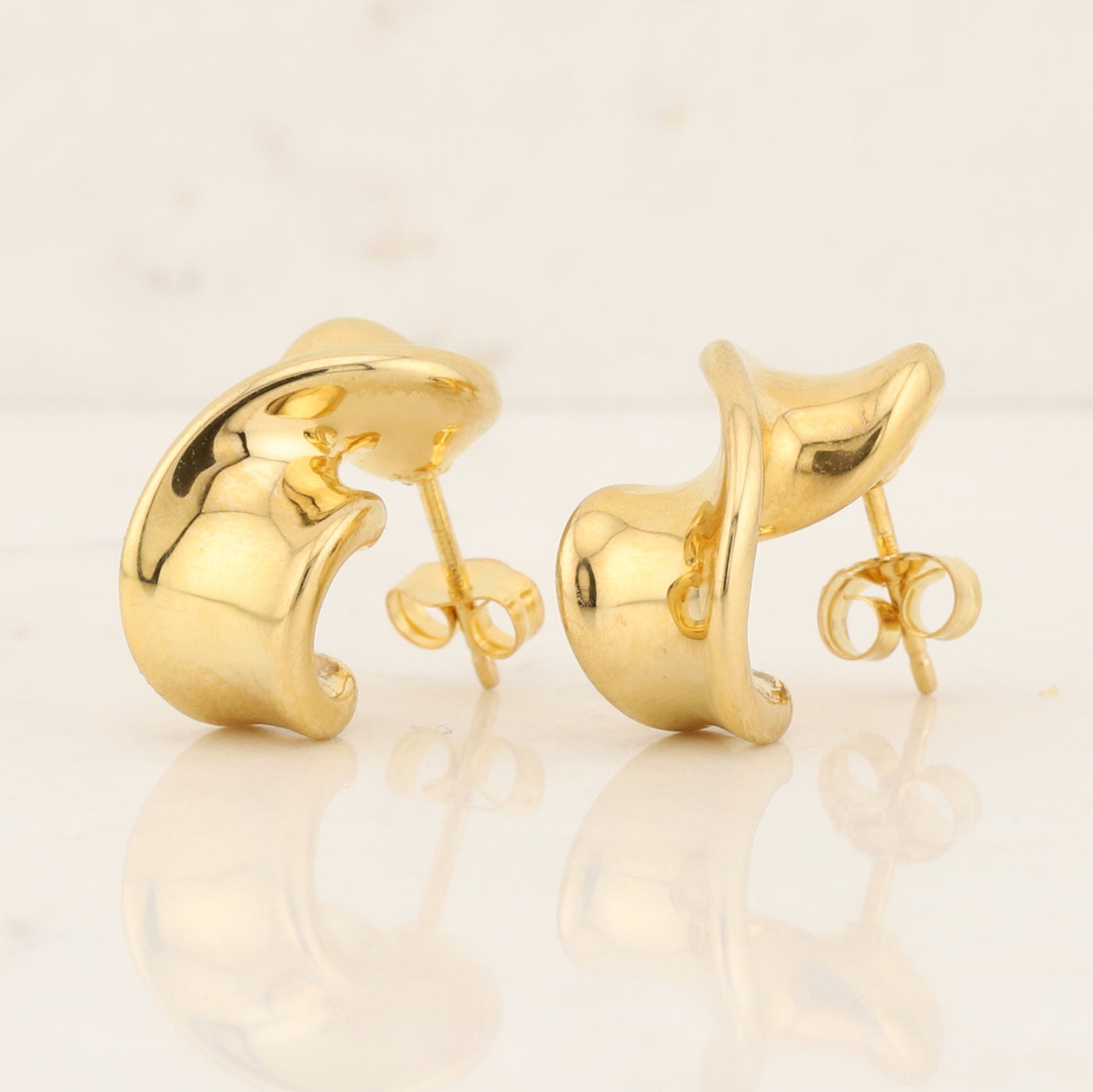 Hollow Twist Stud Earrings