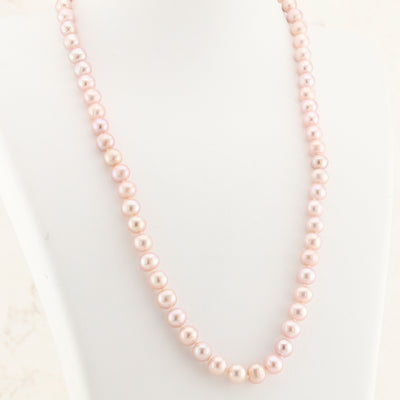 Pink Pearl Necklace