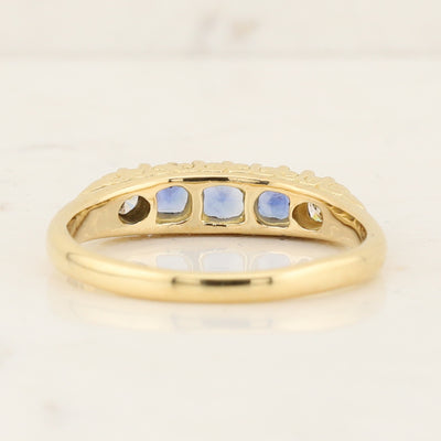 Sapphire & Diamond Ring