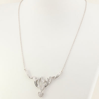 White Gold diamond necklace