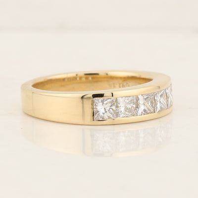 Princess Cut Channel Band