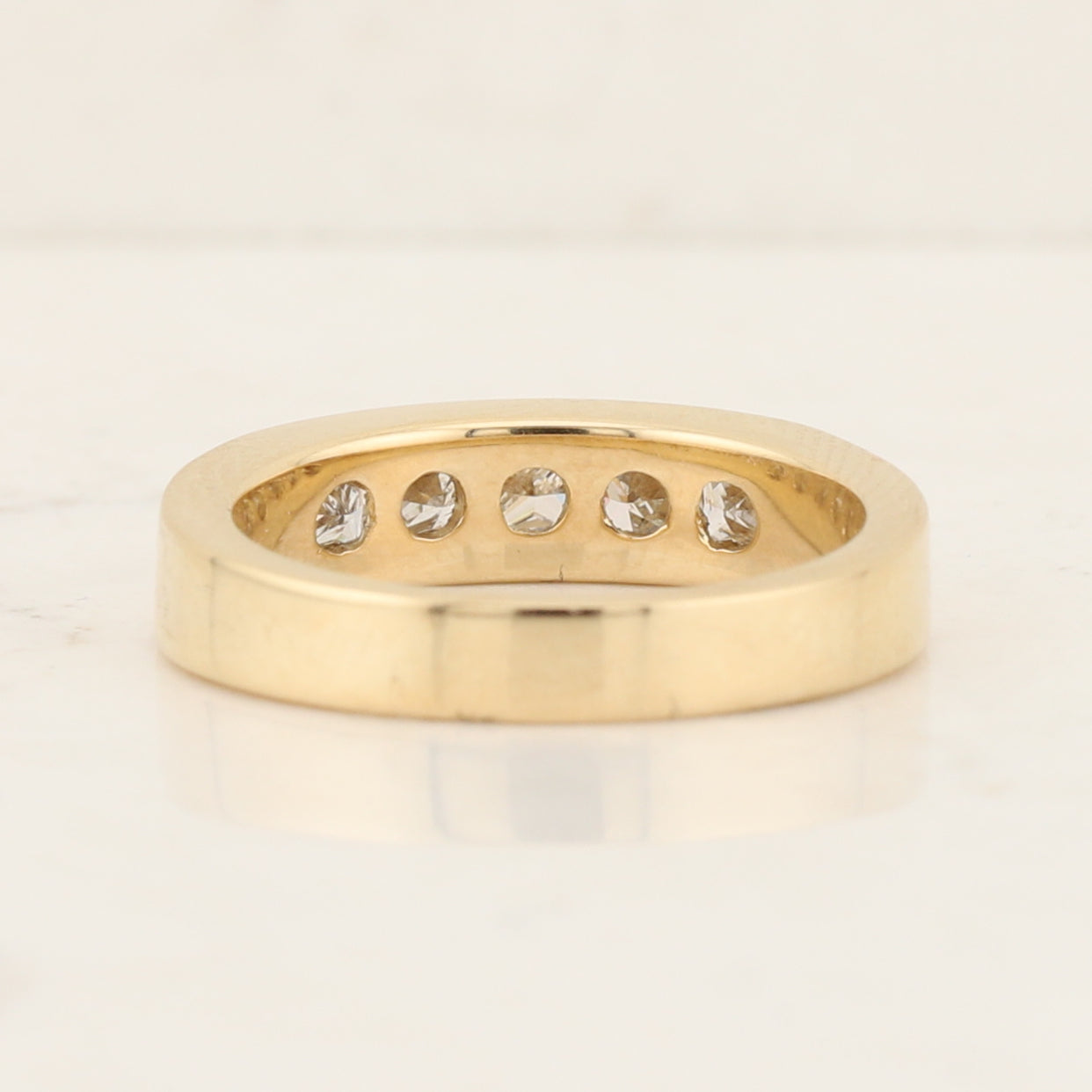 Princess Cut Channel Band