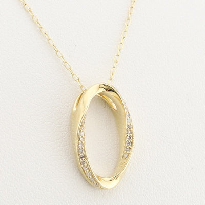 Oval Diamond Pendant