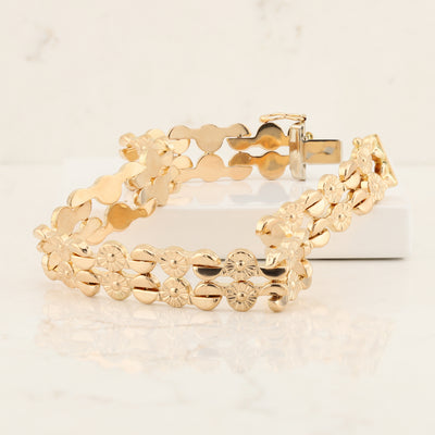 Floral Motif Bracelet