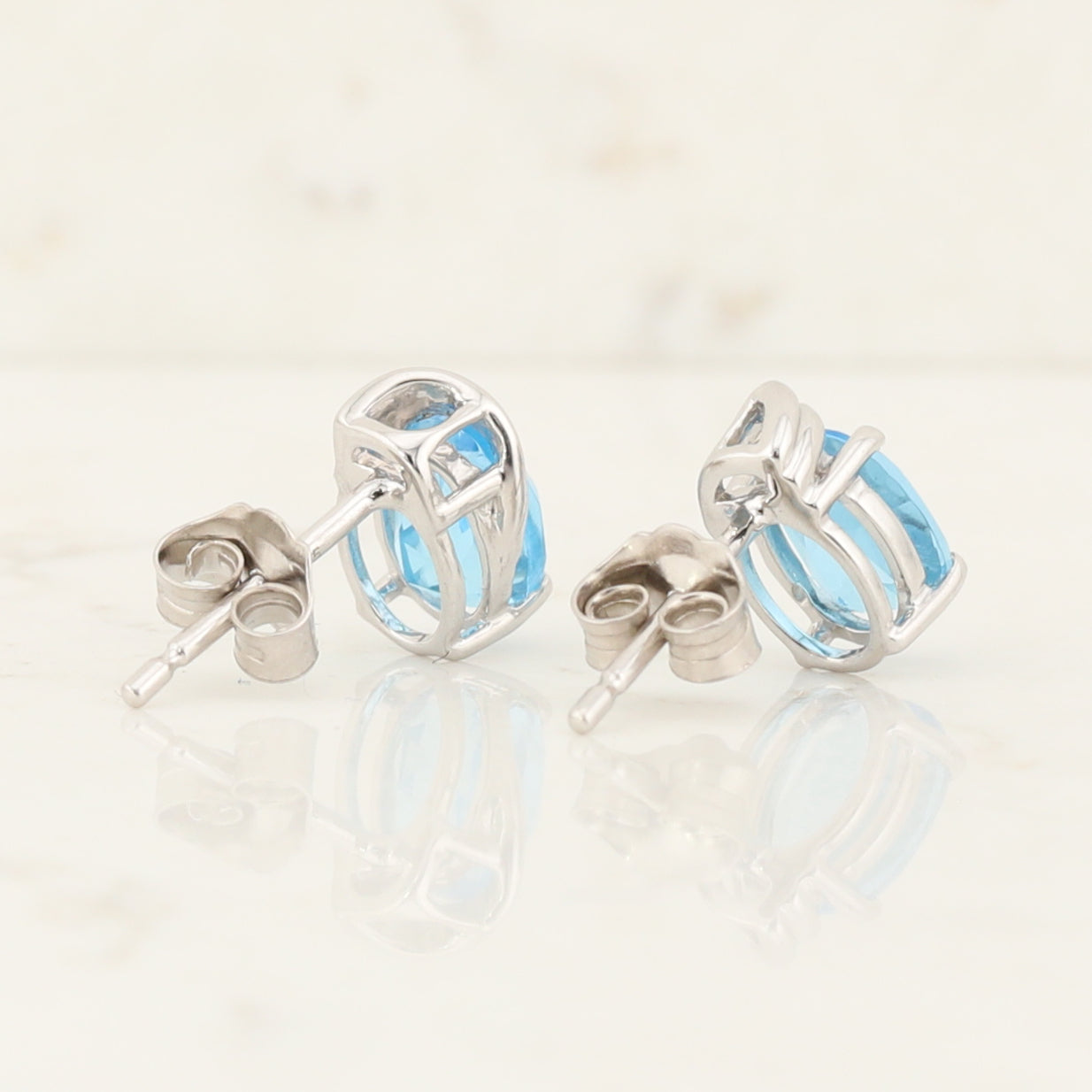 Blue Topaz Earrings
