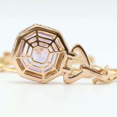 Lavender and Rose Pendant