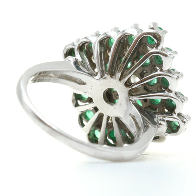 Emerald and Diamond Ring