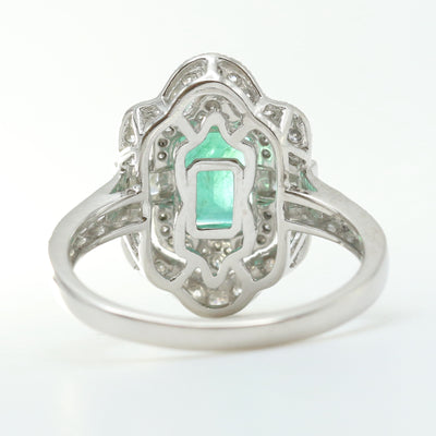 Designer Emerald & Diamond Ring
