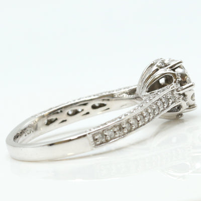 Diamond Halo Engagement Ring