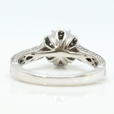 Diamond Halo Engagement Ring