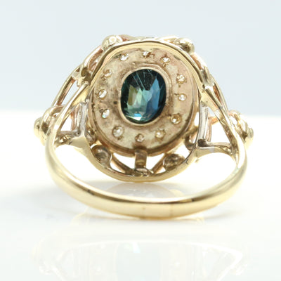 Sapphire & Diamond Ring