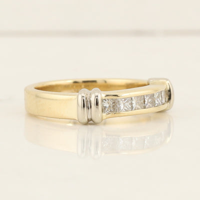 Princess Cut Diamond Band