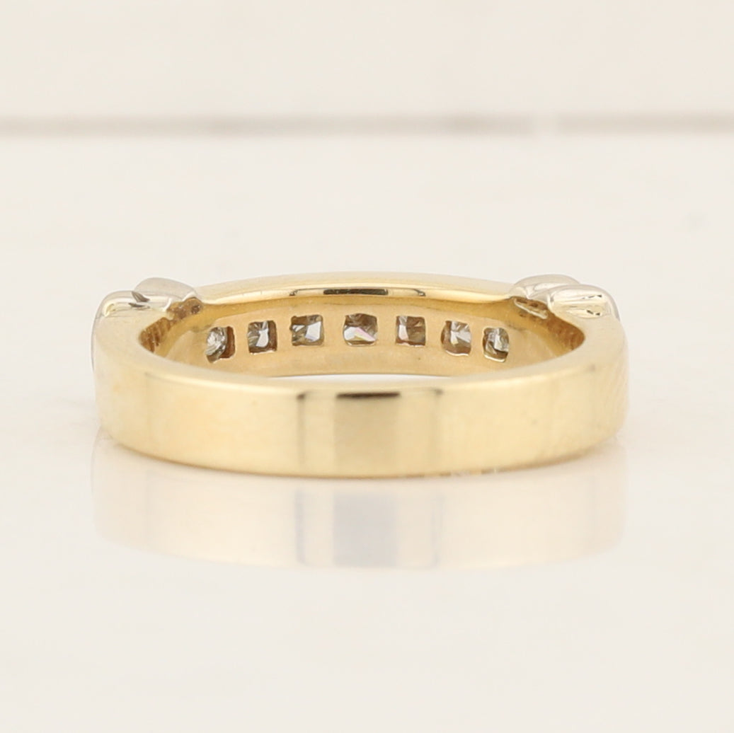 Princess Cut Diamond Band